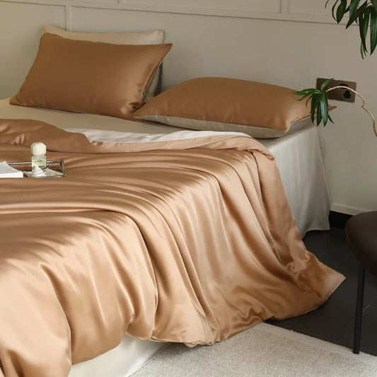 Natural Silk Duvet Cover Set