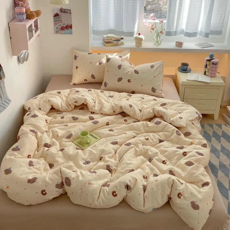 Cute Animal Cotton Bedding Set