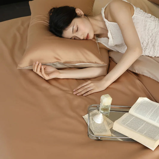 Natural Silk Duvet Cover Set