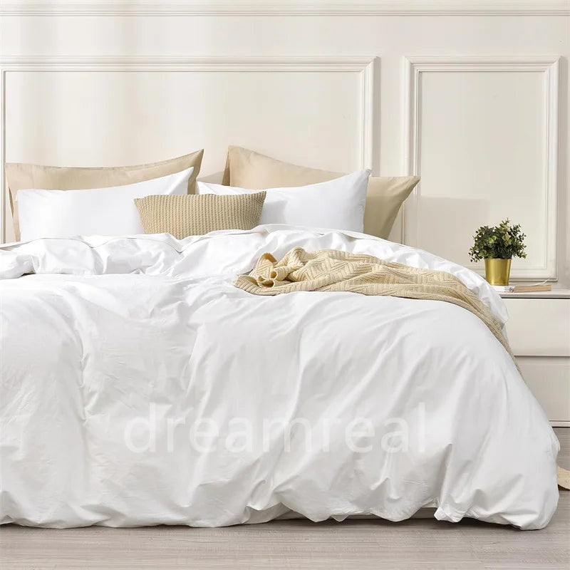 Washed Cotton Linen Bedding Set