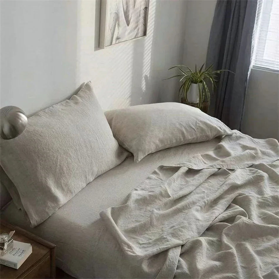 Stonewashed Linen Duvet Cover