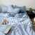 Solid Washed Cotton Bedding Set