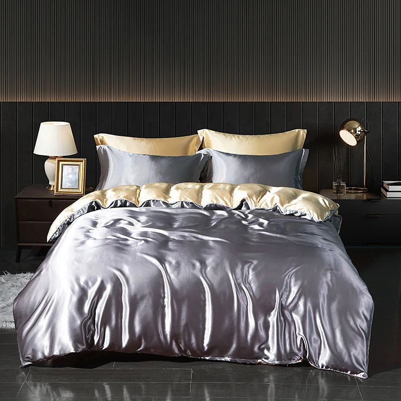 High-Density Satin Bedding Set