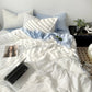 Solid Washed Cotton Bedding Set