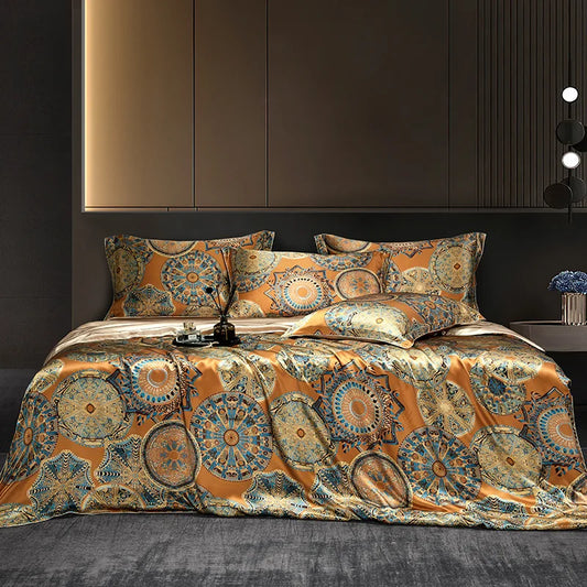 Vintage Mulberry Silk Bedding Set