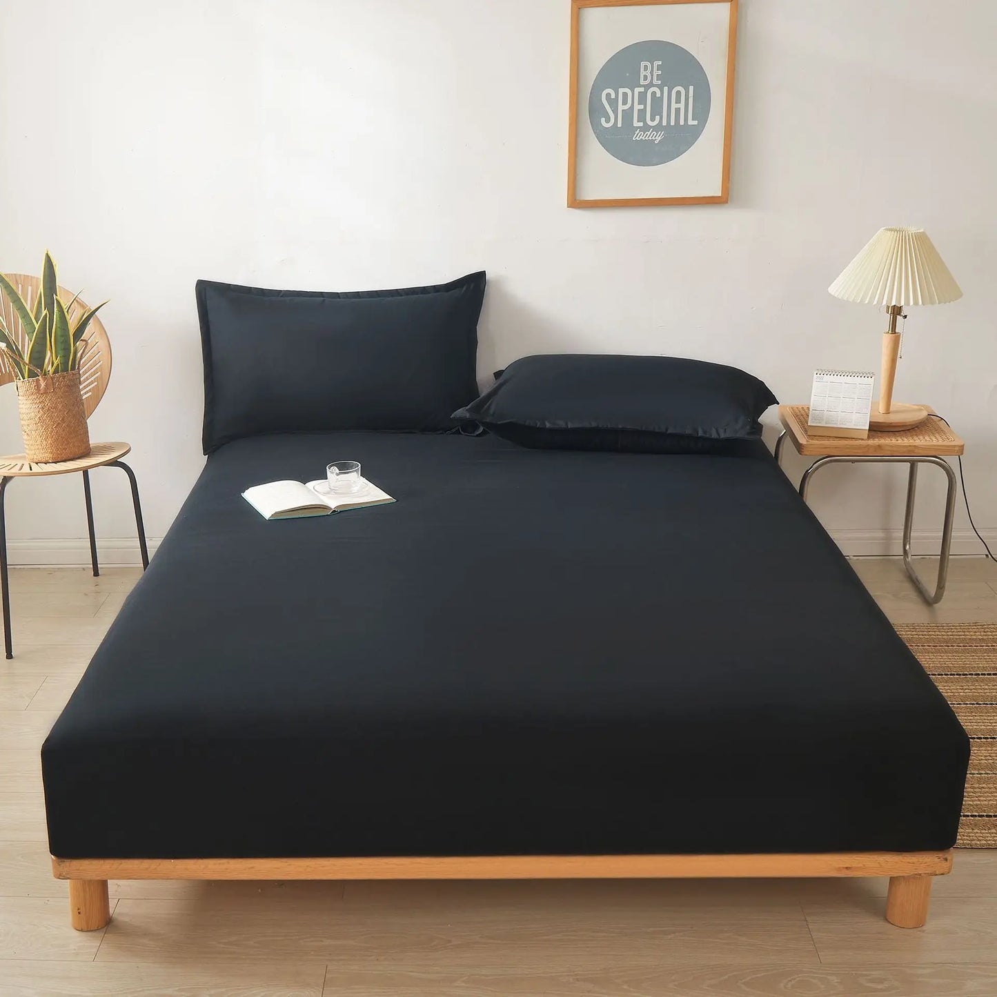 Cotton Fitted Sheet Set