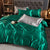 White Satin Rayon Duvet Cover