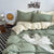 Solid Washed Cotton Bedding Set