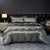 Solid Silk Satin Bedding Set