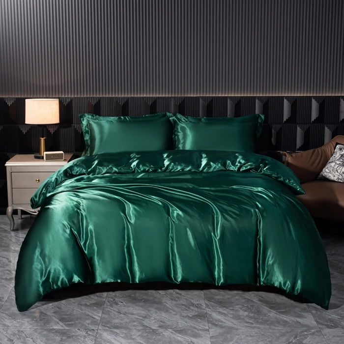 Classic Silk Satin Bedding Set