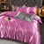 White Satin Rayon Duvet Cover