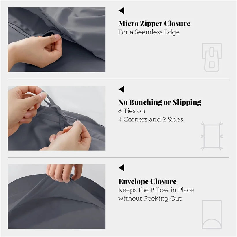 Soft Bamboo Duvet Cover Set