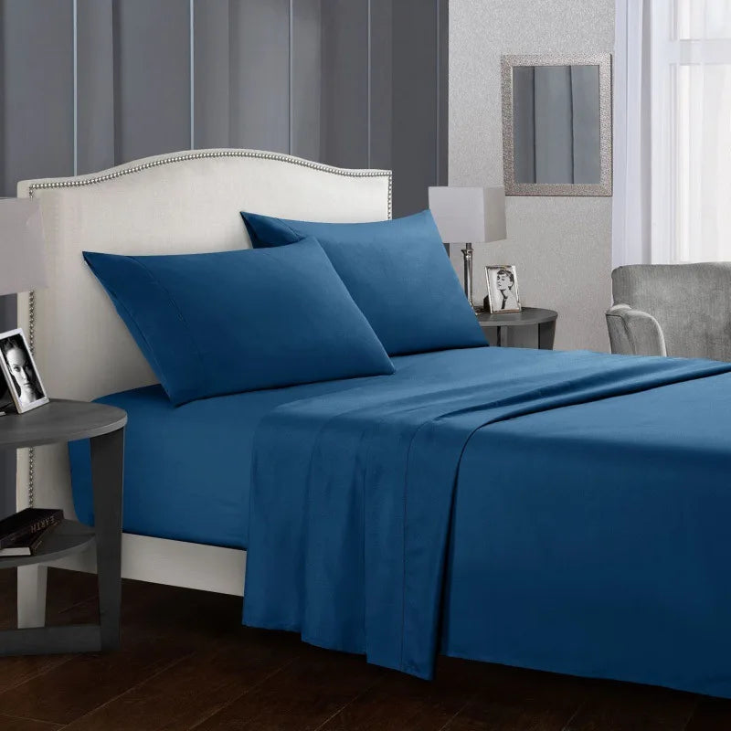 Solid Linen Sheet Set