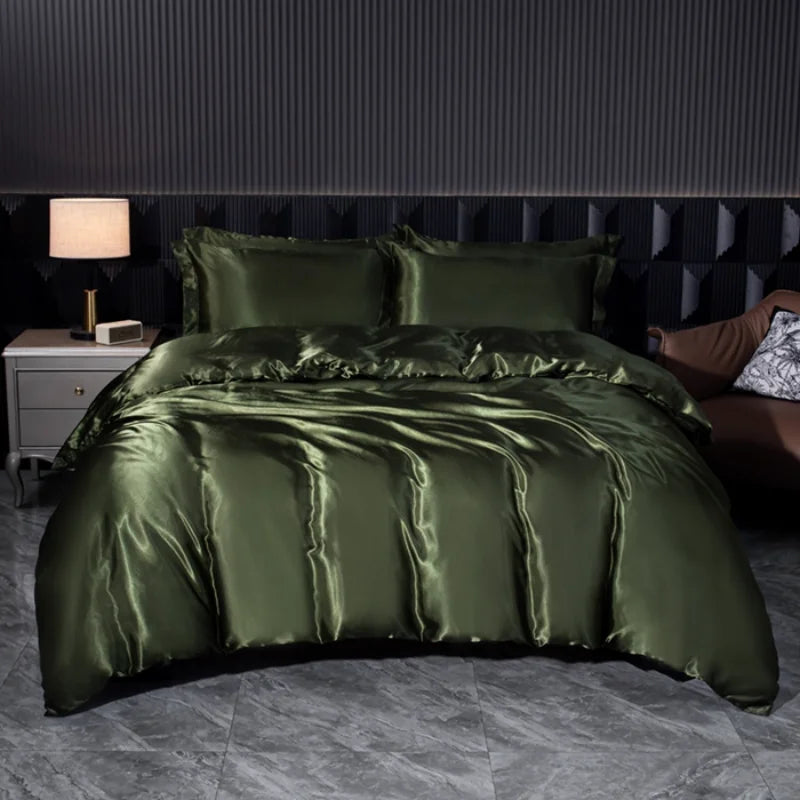 Classic Silk Satin Bedding Set