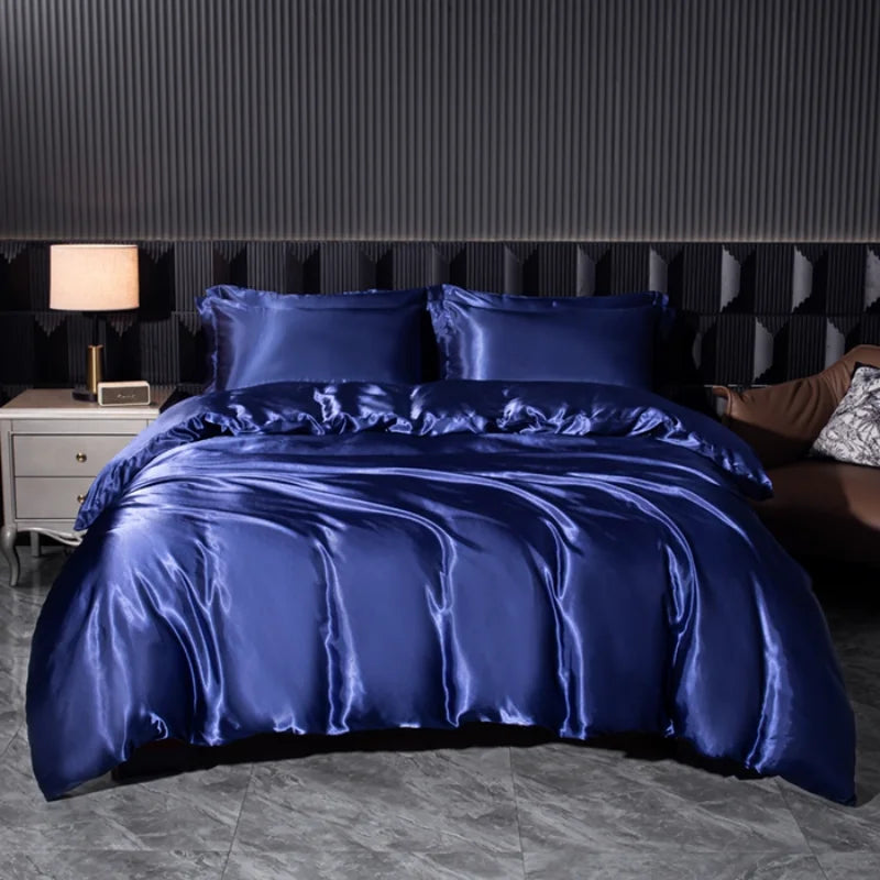 Classic Silk Satin Bedding Set
