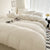 Solid Cotton Linen Bedding Set