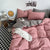Solid Washed Cotton Bedding Set
