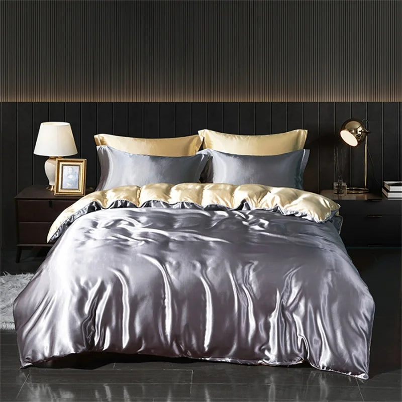 Natural Silk Blend Bedding Set