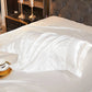 White Satin Rayon Duvet Cover