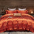 Gold Leaf Satin Jacquard Bedding Set