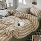 Striped Dot Linen Bedding Set