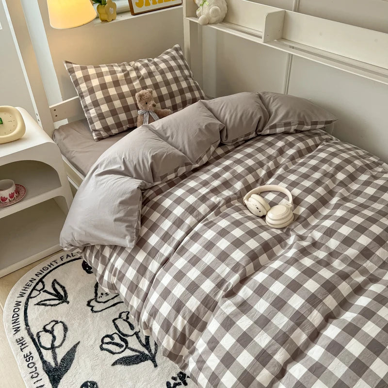 Nordic Washed Cotton Bedding Set