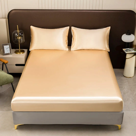 Solid Satin Luxury Sheet Set