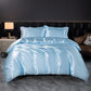 Solid Silk Satin Bedding Set
