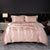 Solid Silk Satin Bedding Set