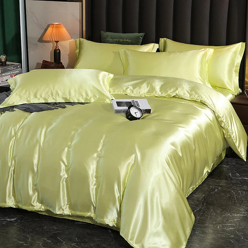 High-Density Satin Bedding Set