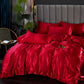 Solid Silk Bedsheet Set