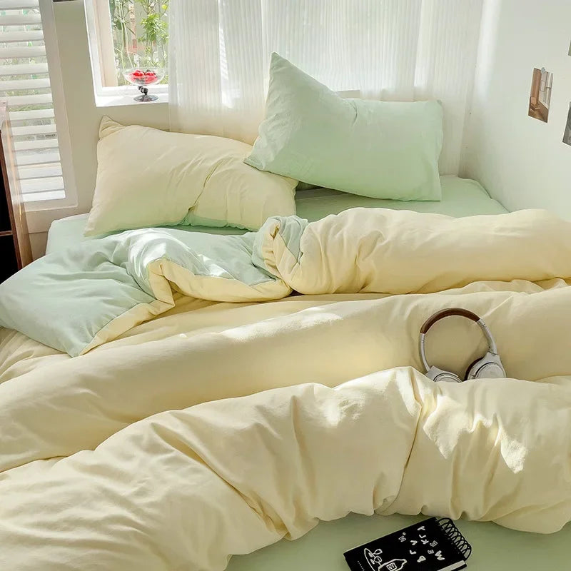 Cotton Duvet Cover Bed Set