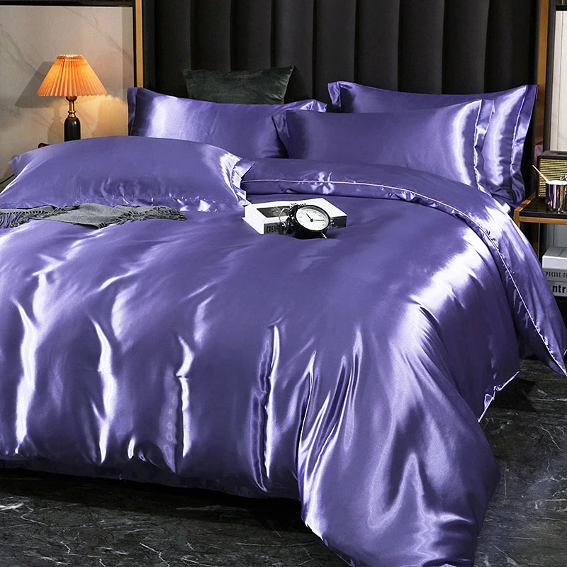 High-Density Satin Bedding Set