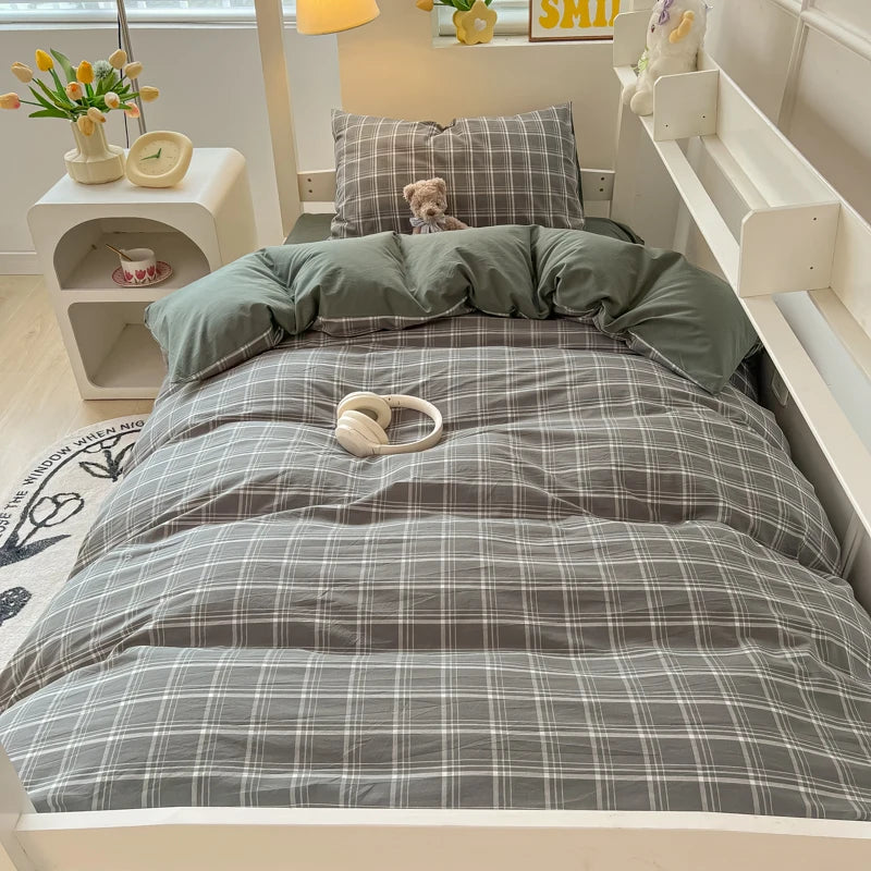 Nordic Washed Cotton Bedding Set