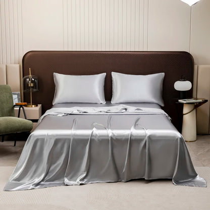 Smooth Satin Silk Sheet Set