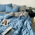 Solid Washed Cotton Bedding Set