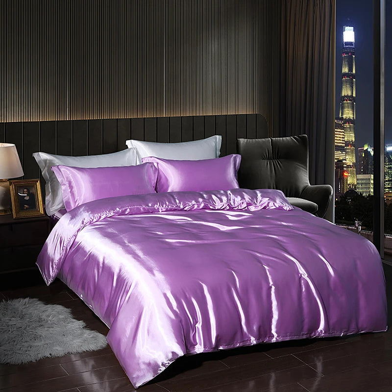High-Density Satin Bedding Set