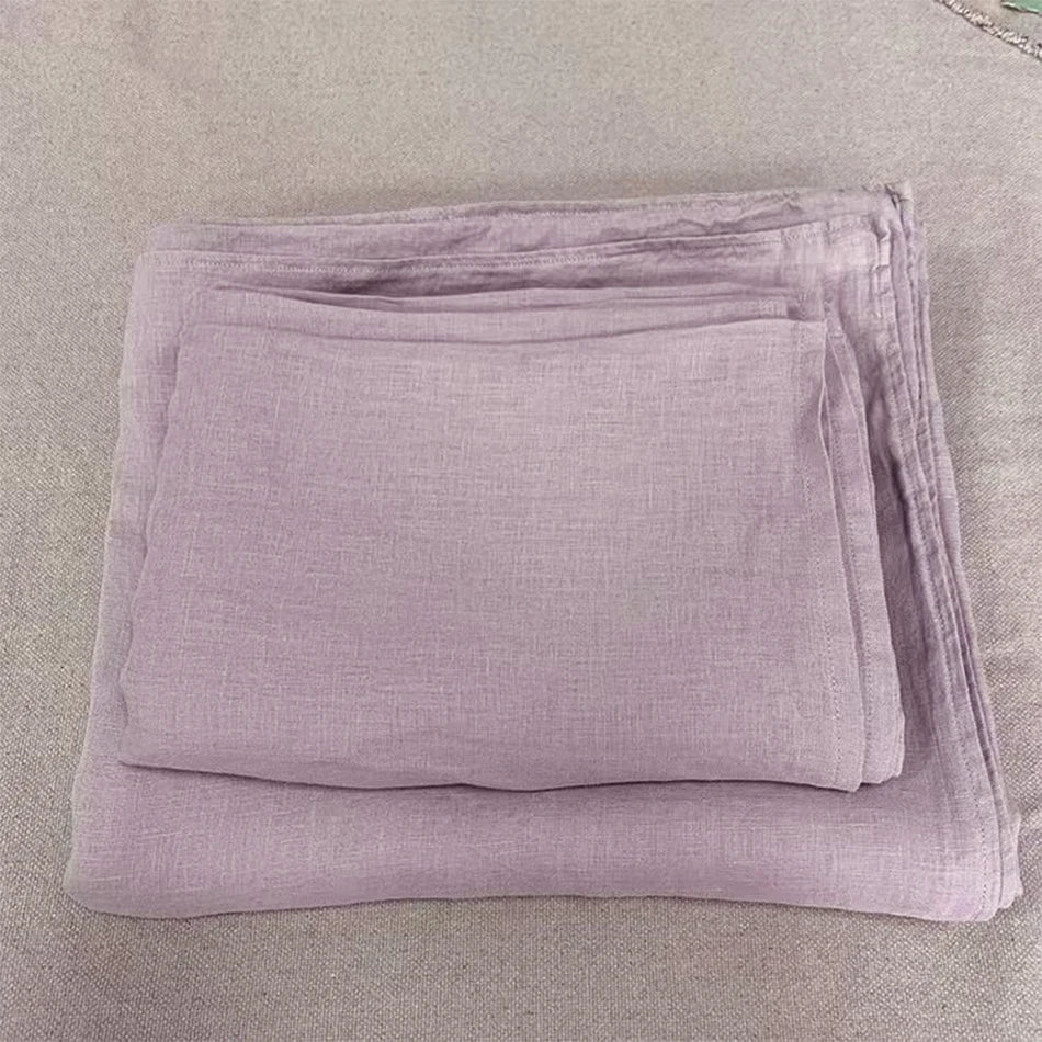 Stonewashed Linen Cover Set