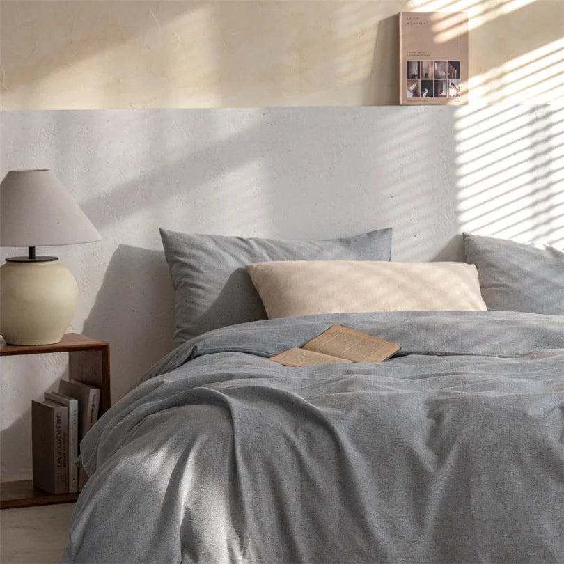 Flax Cotton Linen Bedding Set