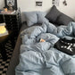Washed Cotton Linen Bedding Set