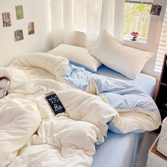 Cotton Duvet Cover Bed Set
