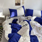 Striped Dot Linen Bedding Set