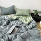 Solid Washed Cotton Bedding Set