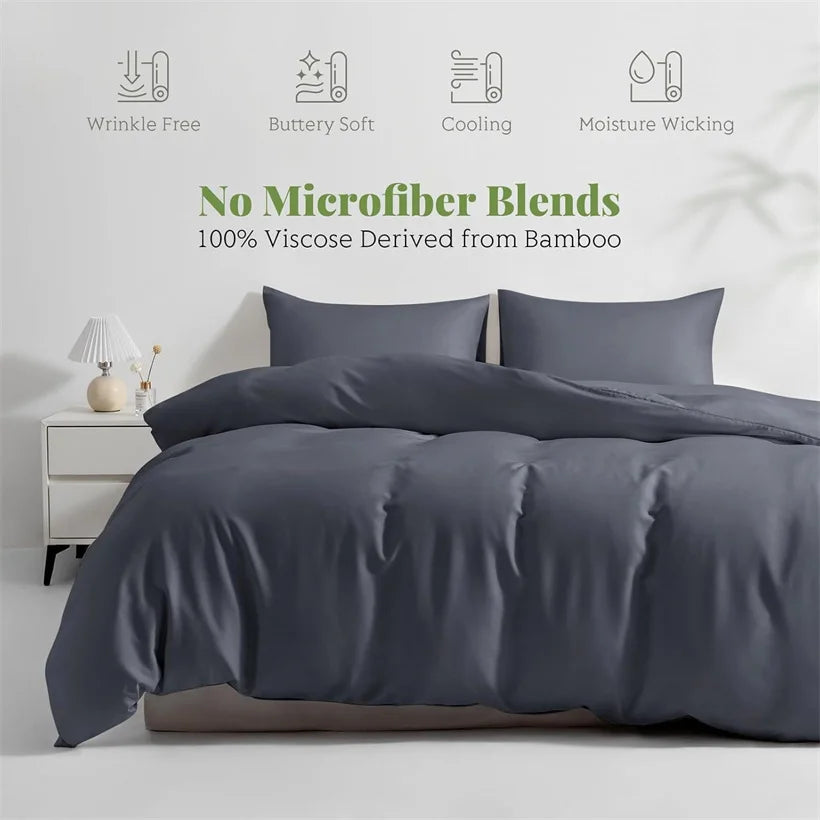 Soft Bamboo Duvet Cover Set