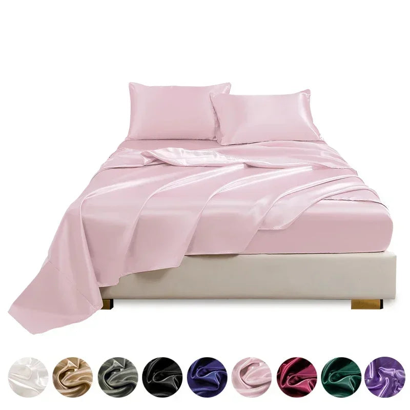 Satin Deep Pocket Sheet Set