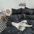 Solid Washed Cotton Bedding Set