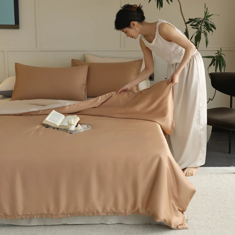 Natural Silk Duvet Cover Set