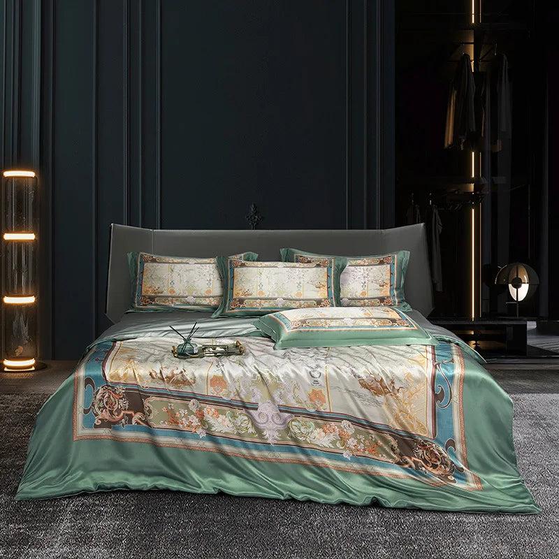 Vintage Mulberry Silk Bedding Set