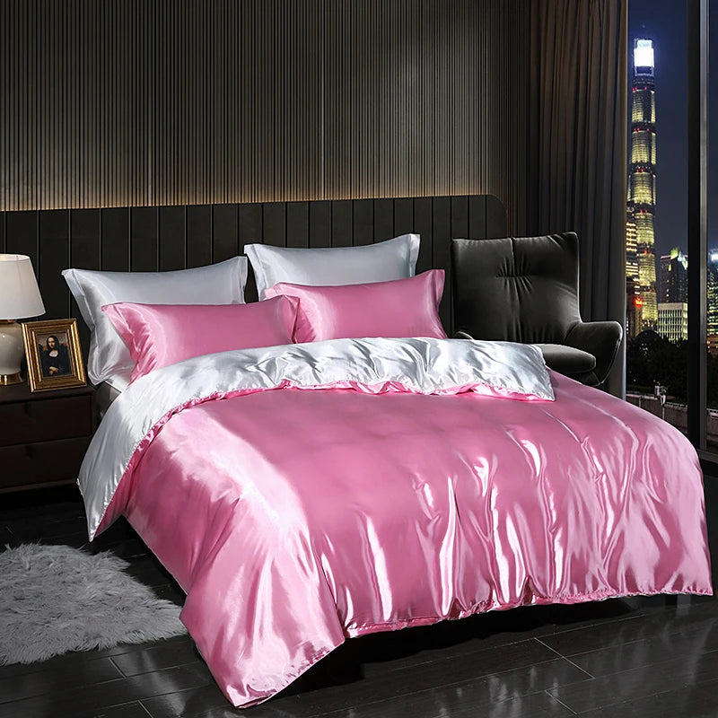 High-Density Satin Bedding Set