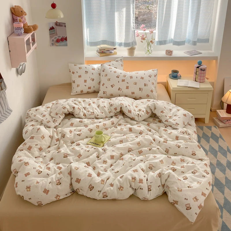 Cute Animal Cotton Bedding Set